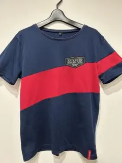 JUSTICESURFBOARD.COM Tシャツ M ネイビー/レッド