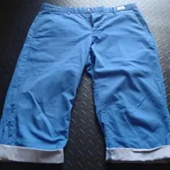 TOMMY HILFIGER 青 ショートパンツ 34　トミー