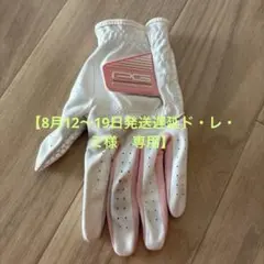 PG パフォーマンスグローブ ホワイト/ピンク　[左手のみ]