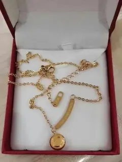 新品18Kゴールドのネックレス0728