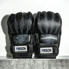 【美品】オープンフィンガーグローブ　格闘技　総合格闘技　WOLON 鬼影