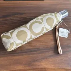 【新品未使用】COACH 折りたたみ傘 ベージュ コーチ