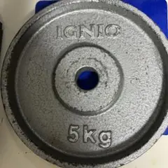 イグニオ バーベルプレート5キロ× 2枚、合計10キロ