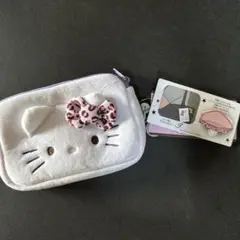 ヒョウ柄キティ ティッシュケース