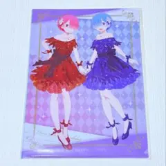 リゼロ ローソン限定 描き下ろしクリアファイルセット (3枚セット) レム＆ラム