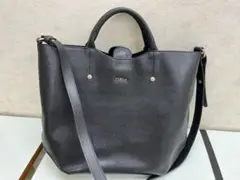 FURLA ブラック トートバッグ