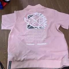 TANGRAM ×clubhaus ピンクシャツ S