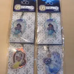 ディズニー アクリルキーホルダー 4個セット