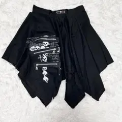 MAD PUNKS マッドパンクス アシンメトリー ミニスカート スカル