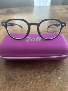 Zoff 黒縁メガネ