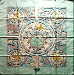 エルメス HERMES スカーフ カレ90 馬を描く画家