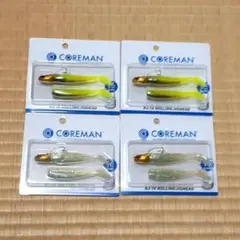 未使用品❗️コアマン　RJ-16ローリングジグヘッド　人気カラー 4セット！