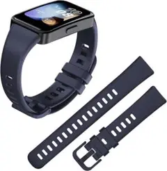 HUAWEI Band 8/9/10 ブルー 替えベルト　交換用ベルト