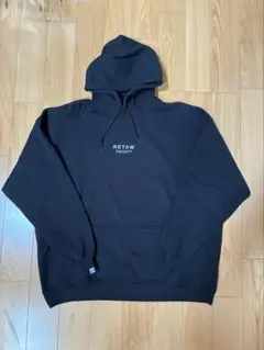 【極美品】retaw×FRAGMENT サークルロゴフーディー M 黒 パーカー 極美品】retaw×FRAGMENT サークルロゴフーディー M 黒 パーカー