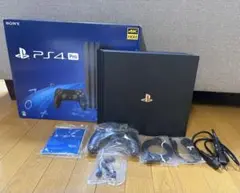 【美品】PS4 Pro ブラック　一式　CUH-7200B 1TB