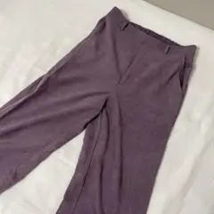 GU パープル ワイドパンツ Lサイズ
