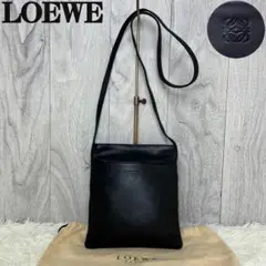 極美品♡人気定番♡保存袋付♡ロエべ アナグラム レザー ショルダーバッグ