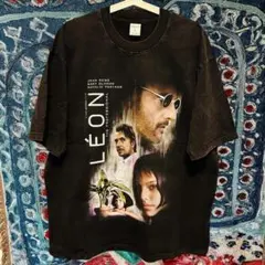 映画 レオン ジャンレノ カットソー Tシャツ半袖 新品未使用 ブラック D