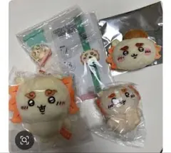 ちいかわ 東京駅 ノベルティ おかおぬいぐるみバッジ シーサー　おまとめ　5点