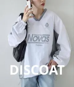 DISCOAT 配色ナイロンスウェット　ユニセックス　セール　スポーツ　新品