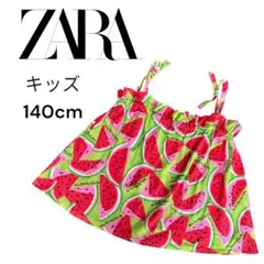 ZARA スイカ柄 ノースリーブ 140cm