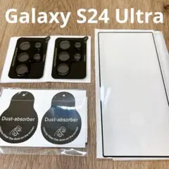Galaxy S24 Ultraガラスフィルム(2枚) +カメラフィルム(2枚)