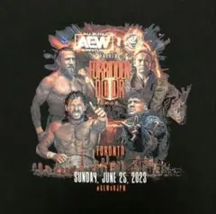 新日本プロレス×AEW FORBIDDEN DOOR 禁断の扉 Tシャツ XL
