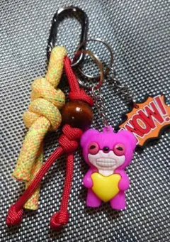 ハンドメイド　キーホルダー　パラコード　バックチャーム　ハロウィン　モンスター