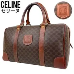 ✨良品 CELINE セリーヌ ミニボストンバッグ マカダム柄 ハンドバッグ