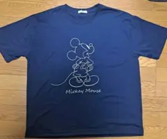 新品ミッキーマウス Tシャツ XXL ネイビー.ユニセックス