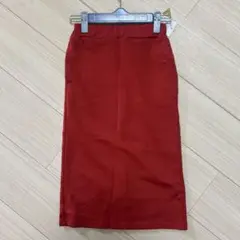 MY LITTLE WONDER 赤 スリットスカート