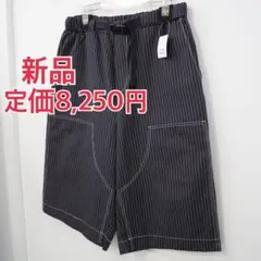 新品 定価8250円 クーキー 24ss ダブルニー 極太 ワイドショートパンツ