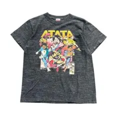 7SM5 【ATATA】誰やねんTシャツ　パロディプリント　古着used