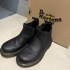 値下げ中！Dr. Martens ブラック サイドゴアブーツ　18cm