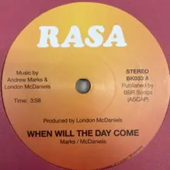 RASA / WHEN WILL THE DAY COME COMMON ネタ