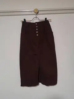 ブラウン タイトスカート Mサイズ