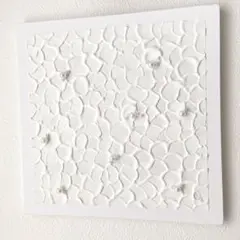 現代アート、原画、テクスチャーアート、ニュアンス、ホワイト、おしゃれ、北欧