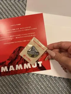【EIGER限定】Mammut 2025 MEMBERS CLUB ピンバッチ