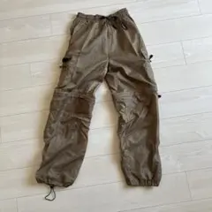 ジップオフ 膝ジップ　カーゴパンツ M シャカシャカ　Y2K