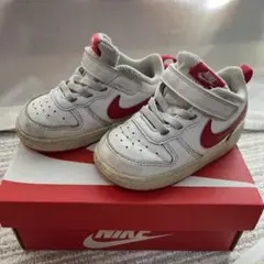 Nike ベビーシューズ ホワイト/レッド
