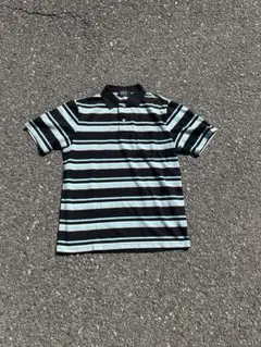POLO Ralph Lauren ポロシャツ ストライプ柄 90s 短丈 M