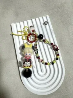 ディモ付きスマホストラップ