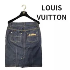 LOUIS VUITTON デニムスカートサイズ38