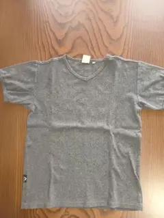 AVIREX　デイリーウエア　リブ素材　Tシャツ　サイズL　チャコール　Vネック