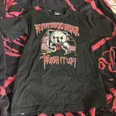 HYSTERIC BEAR グラフィックTシャツ ブラック