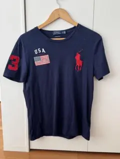 ポロ・ラルフローレン USA Tシャツ ネイビー