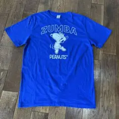 一度着用　ZUMBA PEANUTS Tシャツ