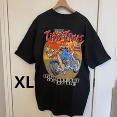 【レア】Hanes ヘインズ BIG JOHNSON バイク バイカー Tシャツ