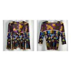 【極美品】2009 PLEATS PLEASE 総柄 プリーツ 2ピース