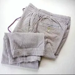 極美品 【シアサッカー 生地 LLサイズ メンズイージーパンツ】